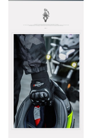 Bsddp Binici Kaymaz Anti-damla Motosiklet Sürme Eldiveni Turuncu