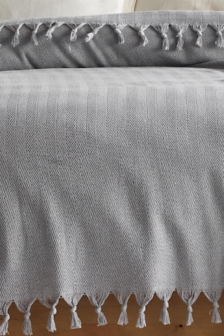 Viaden Berlino Çift Kişilik Pike 200 x 230 CM Açık Gri