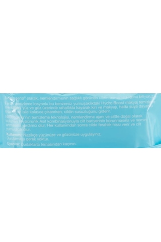 Neutrogena Hydro Boost Makyaj Temizleme Mendili 25li