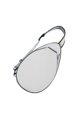 Suntek Tenis Çantası Taşınabilir Çok Beyaz-yeşil-kenarlar