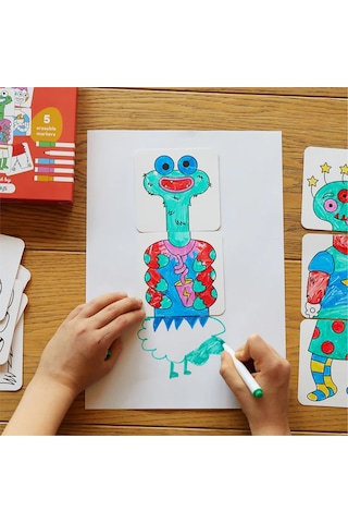 Moritoys Mix & Color : Monsters Karıştır Renklendir Canavarlar Puzzle