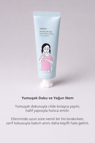 Midha Rice Hand Cream Citrus Garden