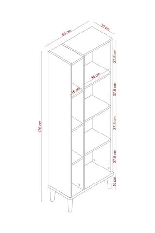 Meltem Kids Fiona Pembe Genç Odası Kitaplık