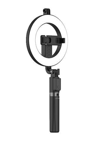 Lenyes Lph102 Uzaktan Kumandalı Çok Fonksiyonlu Ring Light Selfie Çubuğu Siyah