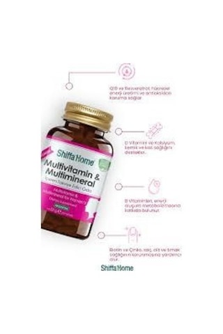 Shiffa Home Multivitamin Kadın 1760 Mg 30 Tablet