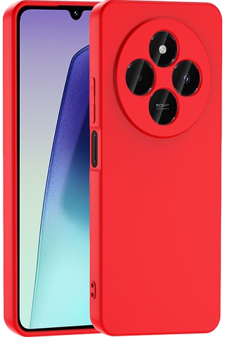 Xiaomi Redmi 14c 4g Uyumlu Zore Mara Lansman Kapak-kırmızı Kirmizi