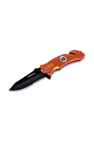 Böker Magnum Ems Rescue Kamp Çakı Turuncu