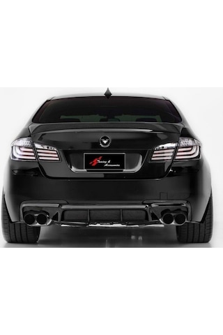 Bmw F10 2010-2017 Vorstainer Sağ Sol Çift Çıkış Difüzör Parlak