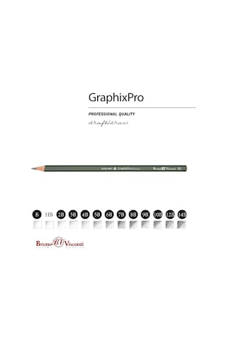 " Graphixpro '' Dereceli Kurşun Kalem Seti. 12 Adet B-14b.