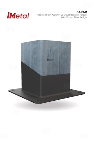 Sarar 85x85 Mm Ahşaplar İçin Ayak Bağlantısı