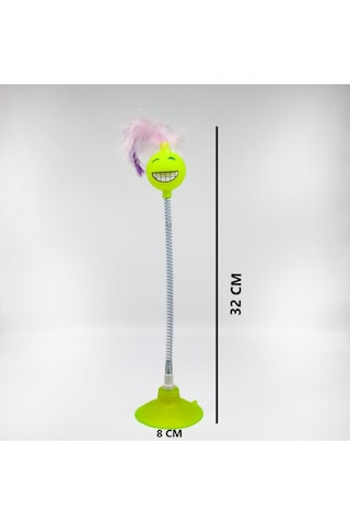 Tineke Vantuzlu Yaylı Gülen Yüz Kedi Oyuncağı