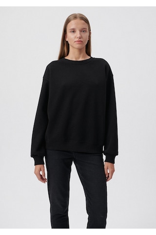 Mavi - Bisiklet Yaka Siyah Basic Sweatshirt 1610198-900 Siyah