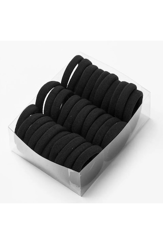 40 Adet Havlu Toka Lastik Toka Saç Tokası Siyah