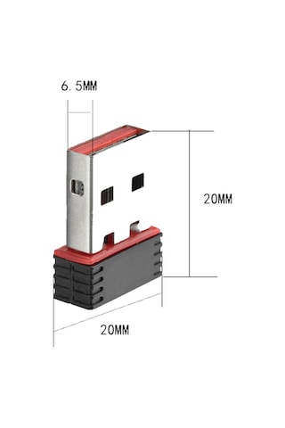 300 Mbps Nano Mini Internet Adaptör Kablosuz Ağ Wi-Fi Alıcı USB