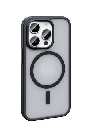 Apple Uyumlu iPhone 14 Pro Kılıf Magsafe Şarj Özellikli Mat Arka Yüzey Sio Kapak