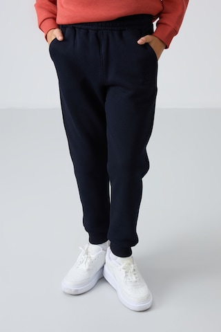 Tommy Life Kiremit-lacivert Pamuklu Kalın İçi Tüylü Yumuşak Dokulu Standart Fit Nakışlı Erkek Çocuk Eşofman Ta Kiremit