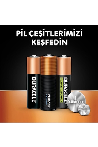 Duracell Özel LR44 Alkalin Düğme Pil 1.5V 76a / A76 / V13ga 2 x 4'lü Paket