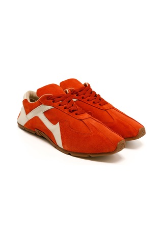 Sneaker Günlük Kadın Rc-25y-187-mıu1005 John May Oranj Süet-bej Cilt Oranj Süet-bej Cilt Turuncu - Bej