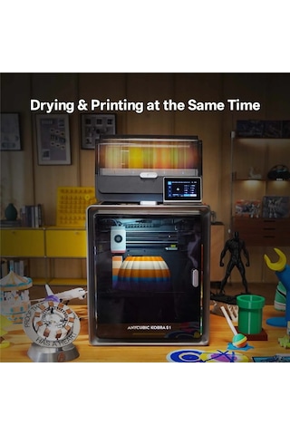 Anycubic Kobra S1 Combo - 3d Yazıcı + Çok Renkli Baskı Ünitesi