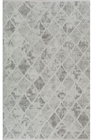 Padişah Halı Touch 73355 096 Serisi Salon Oturma Yatak Odası Halısı Gri - Krem