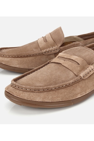Hotiç Erkek Süet Deri Açık Kahverengi Comfort Loafer Ayakkabı 02ayh319710a340 02ayh319710a340