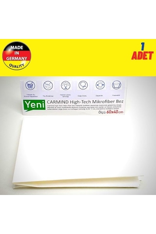 Carmind Mikrofiber Oto Cam Ve Temizlik Bezi 60X40Cm 1 Adet