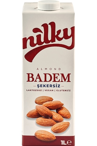 Nilky Şekersiz Badem Sütü 1 L