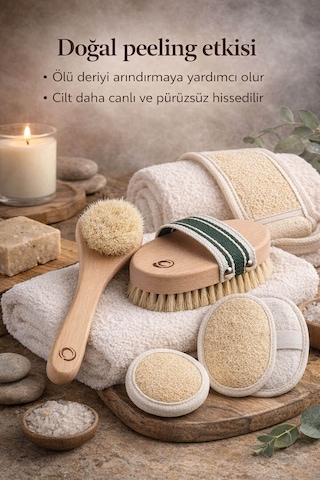 Premium Doğal Bakım Ve Yenileyici Spa Seti 5 Li Tam Bakım Paketi
