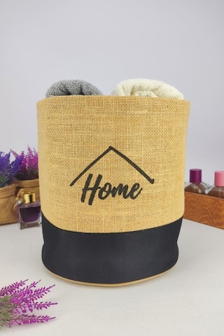 Digithome Hasır Çok Amaçlı Düzenleyici Organizer Mini Yuvarlak Saksılık Siyah - Cly-j1025 Siyah