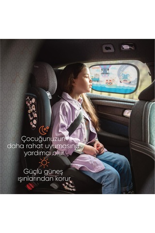 Gezenbebe Hero Araba İçin Bebek Güneşliği 2 Adet