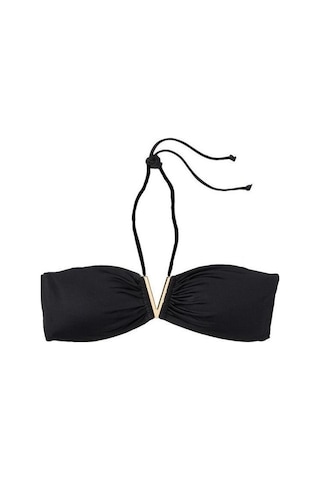 Deep Beach Metal Aksesuarlı Straplez Bikini Üstü 001