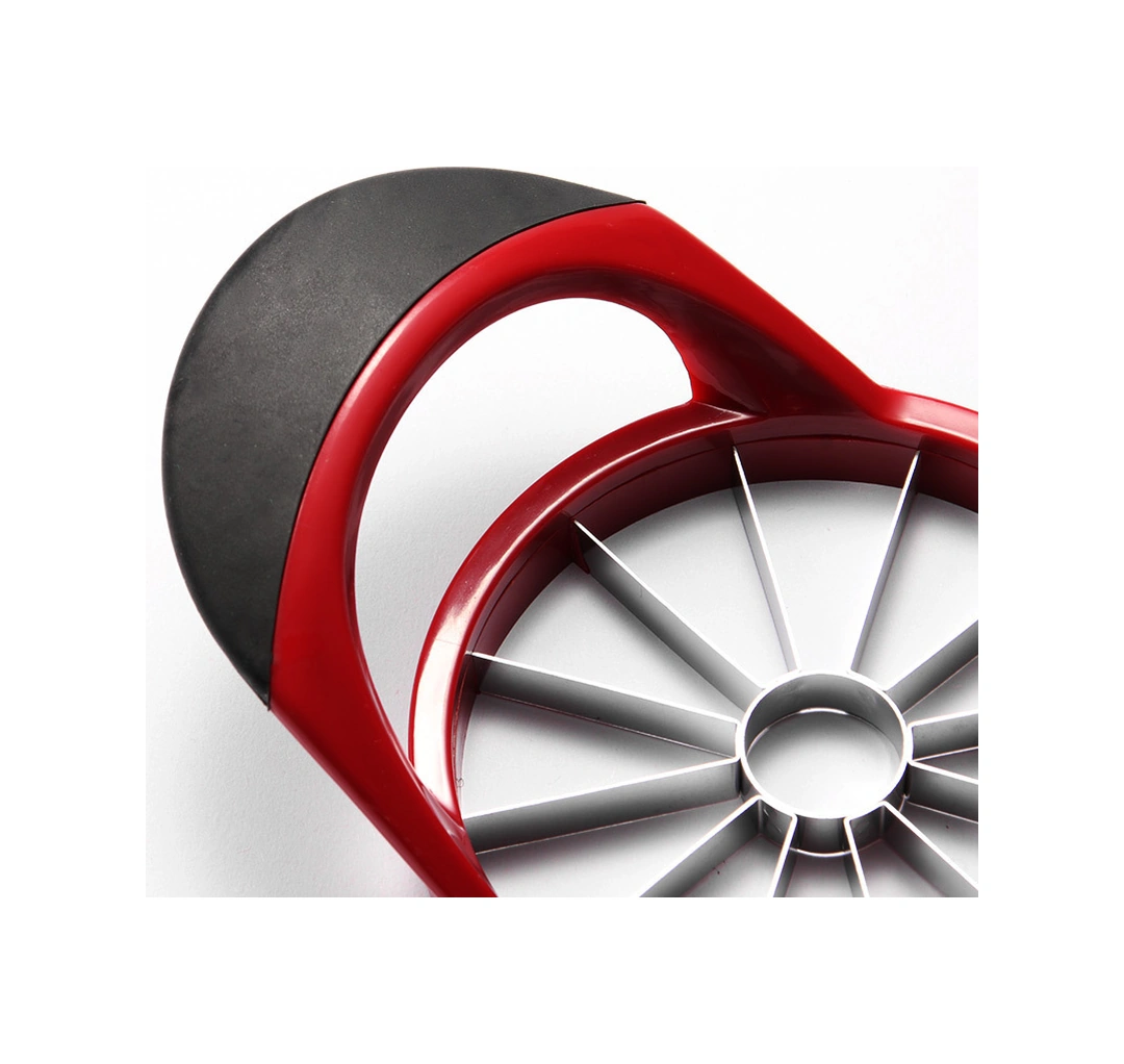 Youtek Evlerde Meyve Kesici: Paslanmaz Çelik 12 Dilim Elma Dilimleyici, Hafif Plastik Meyve Bölücü, Pratik Mutfak Aleti Kırmızı-siyah, Pp Poşetli Diğer