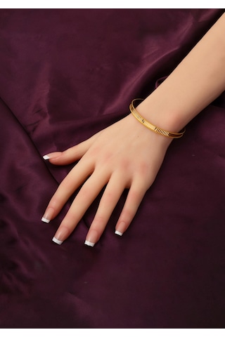 Bilezikci Müjde Model 22 Ayar Sarı Altın Bilezik 15 Gram