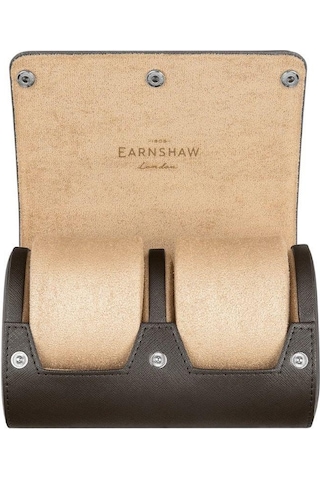 Walnut Finery Es-rollon2-03 Saat Kutusu Kahverengi