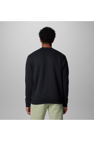 Columbia Columbıa Merıdıan Creek Crew Erkek Sweatshırt 2095701-010 Siyah