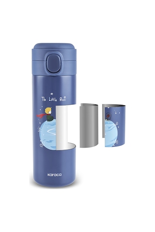 Karaca Little Çelik Sızdırmaz Termos Mavi 420 Ml Mavi
