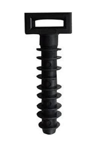 100 Adet Çetsan Kablo Bağı Dübeli Siyah 8 Mm. Lok Kroşe Db.0155