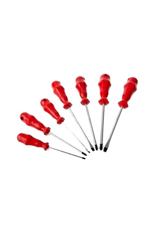 Mıknatıslı Düz Ve Yıldız Tornavida Seti 7 Adet Diğer