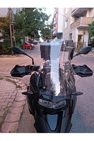 Bmw F800 Gs 2024 Uyumlu Model Tur Cami Şeffaf Veya Fume 44cm Kisa
