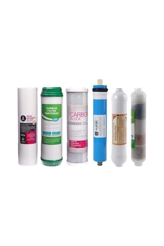 Sulook Su Arıtma Cihazı Filtresi 6 Lı Filtreli 9 Aşamalı Vontron Membran Filtre Seti