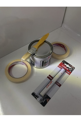 Ahmet Otomotiv Inci Yanak Boyası Takımı Ve Carub Lastik Yazı Kalemi
