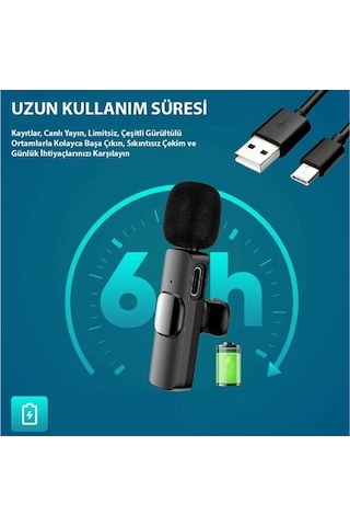 Wireless Yaka Mikrofonu