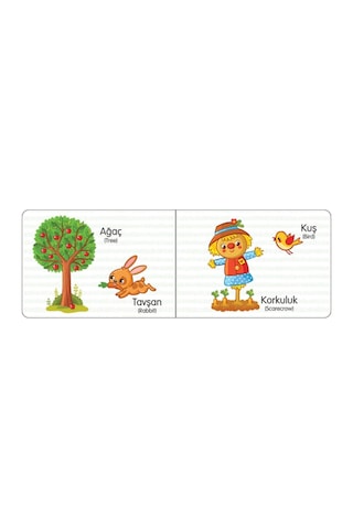 Ilk Kitaplarım Türkçe / Ingilizce Temel Kelimeler 6'lı Set 10,5x15cm