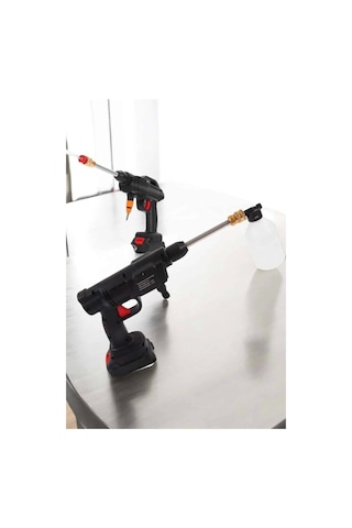 Şarjlı Oto Yıkama Tabancası Su Basınçlı Hazneli Bataryalı