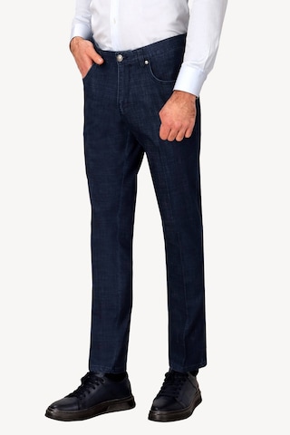 Ysf Erkek Lacivert Regular Fit Kot Pantolon