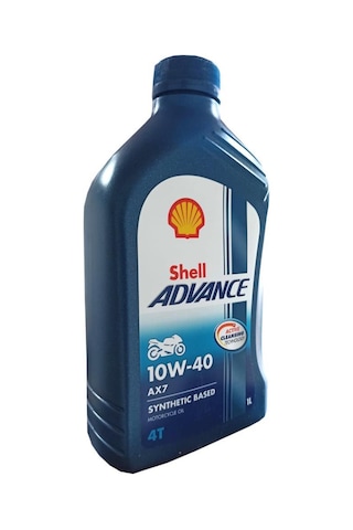 Shell Advance Ax7 4t 10W-40 1 L - 4 Zamanlı Motosiklet Motor Yağ