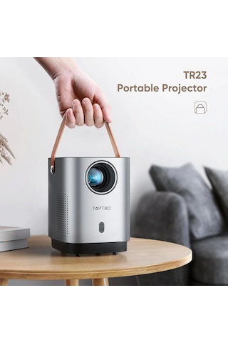 Toptro Tr23 Mini Projektör 1080p, 15000 Lümen, 4d/4p Keystone Ve Zoom Desteği