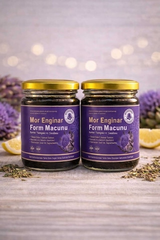 Mor Enginar Bitkisel Macun 240g Doğal Bitkisel Karışım 2 Li
