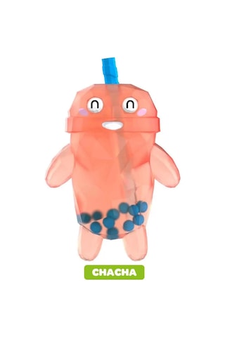 Bubble Tea Crystal Boba Pals Serisi 14 Cm