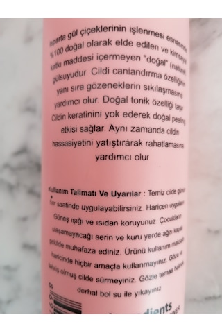 Gülsarayı Doğal Gül Suyu 400 ML